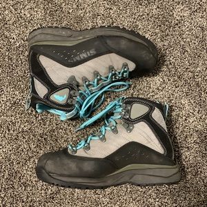Simms Women's Vaportread Wading Boots - Smoke - Vibram sole - Size 9